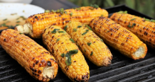 Asian Style Grilled Sweet Corn in Special Sauce